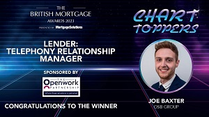 British Mortgage Awards Joe Baxter